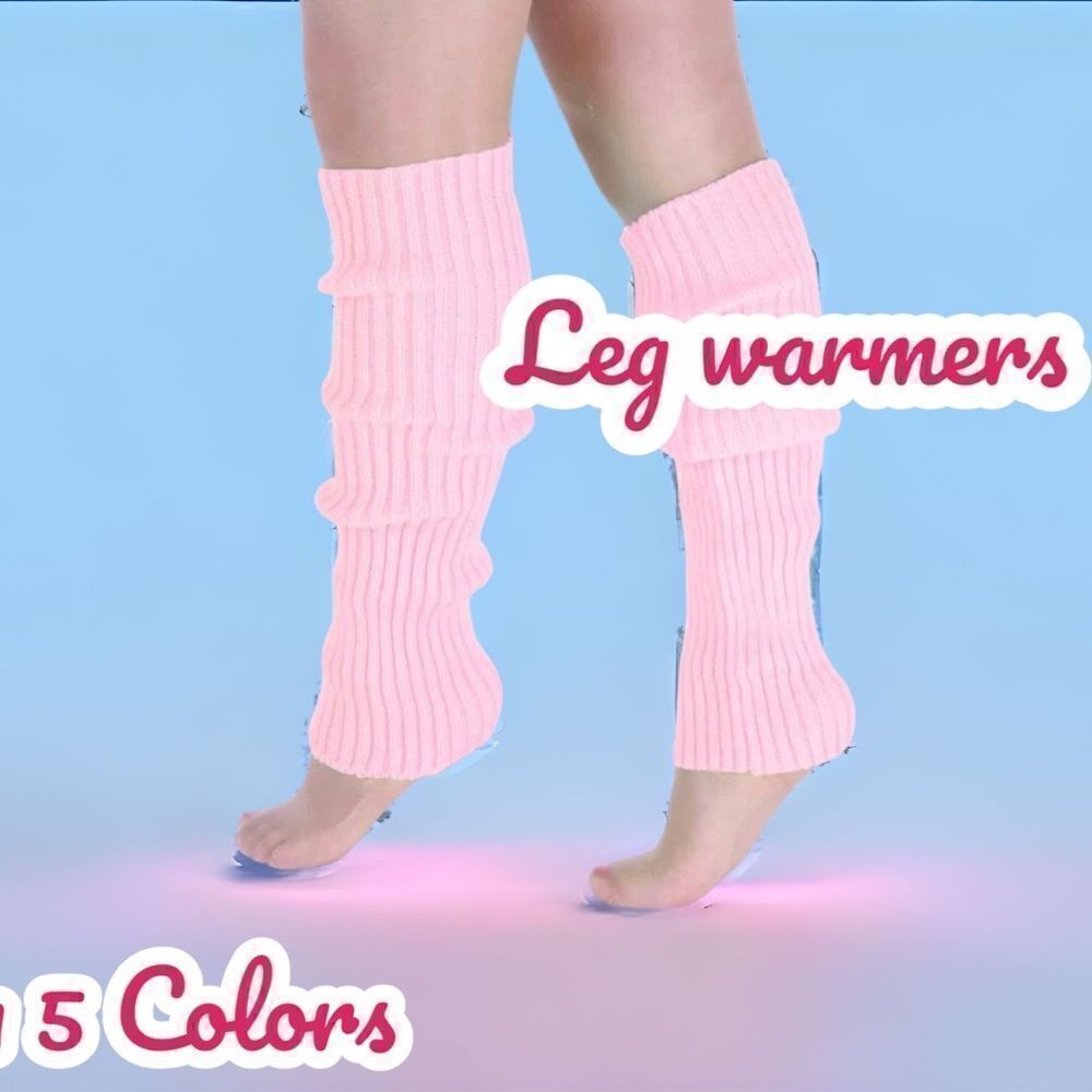 lLeg Warmers l 5 Pairs - 5 Colors l 1 of each color shown l New